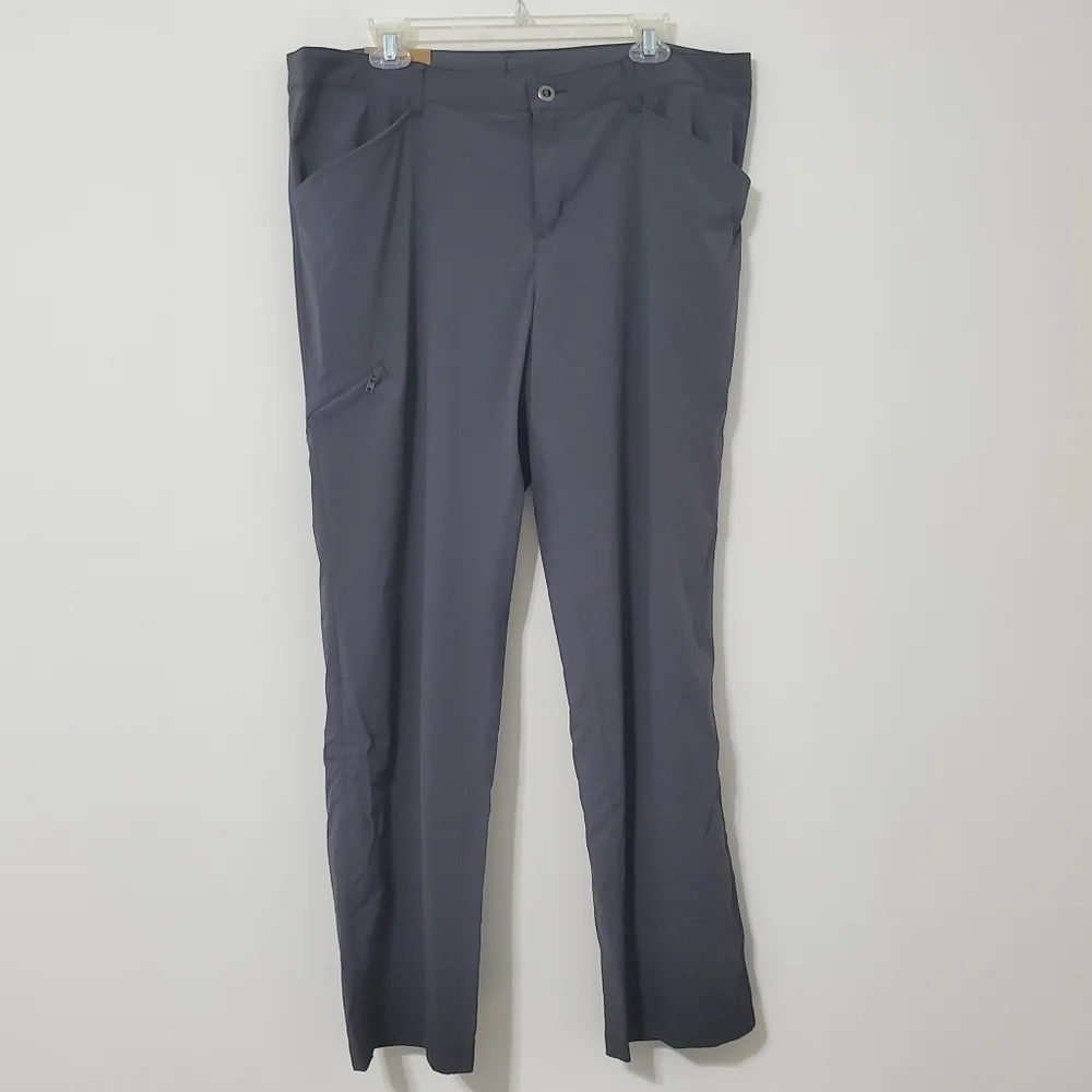 Patagonia Womens Quandary Pants Forge Gray Size 16 NEW - Picture 3 of 10
